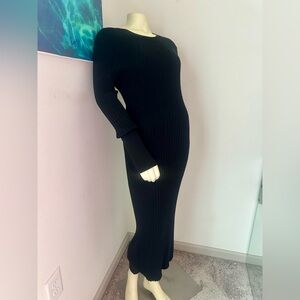 Prologue Black Long Sleeve Knit Dress